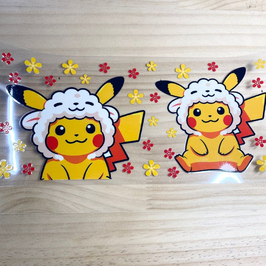 16oz UVDTF Cup Wraps, Pokemon,Japanese Anime