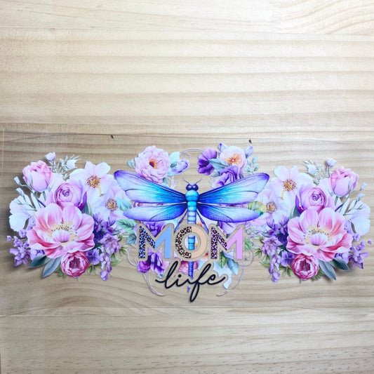 16oz UVDTF Cup Wraps, Dragonfly Mom & Mama & Mother