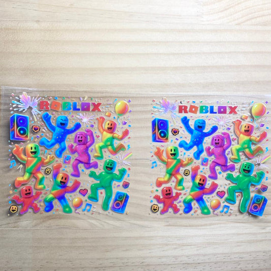 16oz UVDTF Cup Wraps, Roblox ,Cartoon