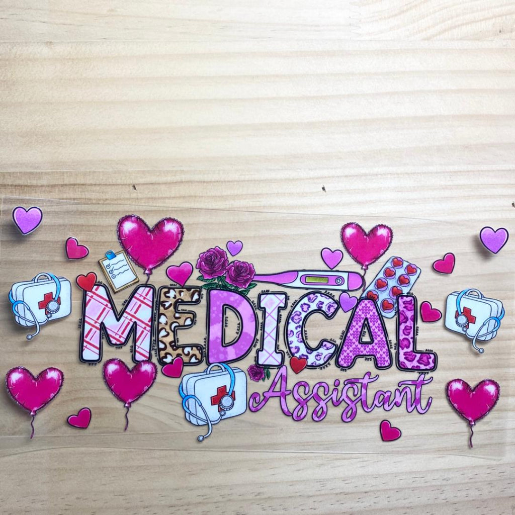 16oz UVDTF Cup Wraps,Medical Assistant