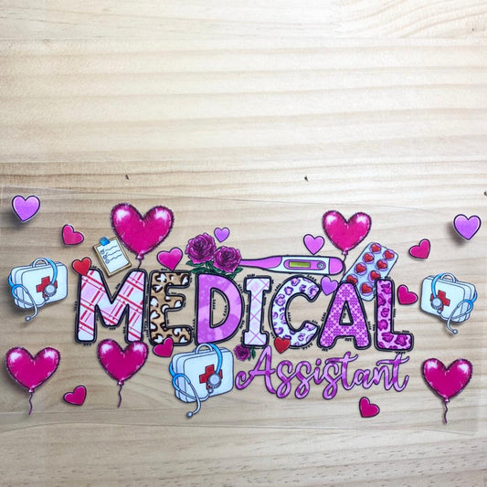 16oz UVDTF Cup Wraps,Medical Assistant