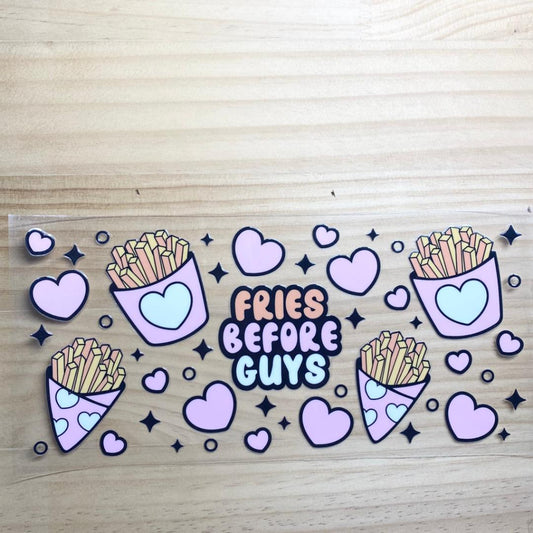 16oz UVDTF Cup Wraps,Fries Before Guys