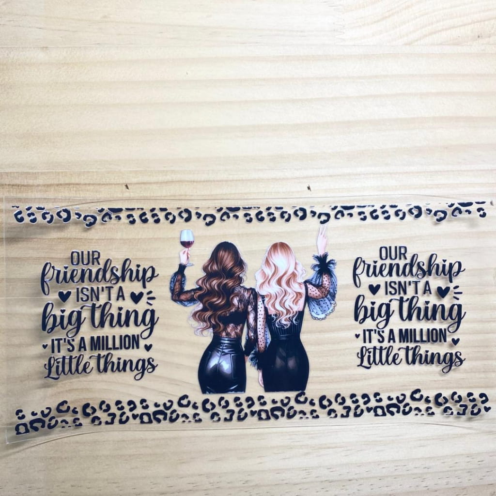 16oz UVDTF Cup Wraps, Friendship