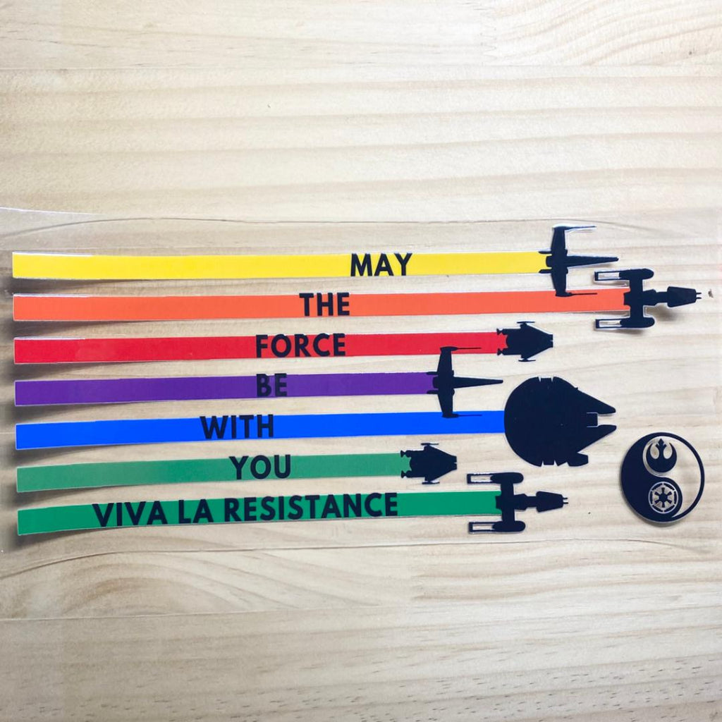 16oz UVDTF Cup Wraps, The Star War