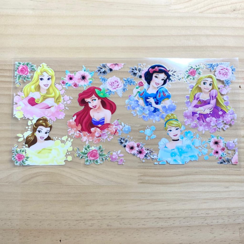 16oz UVDTF Cup Wraps,Cartoon Princess