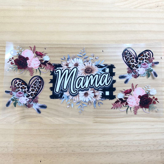 16oz UVDTF Cup Wraps, Mom & Mama & Mother