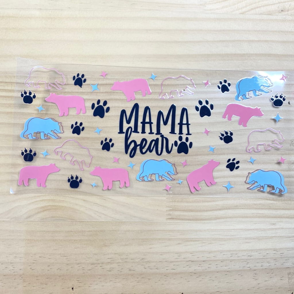 16oz UVDTF Cup Wraps, Mom & Mama & Mother