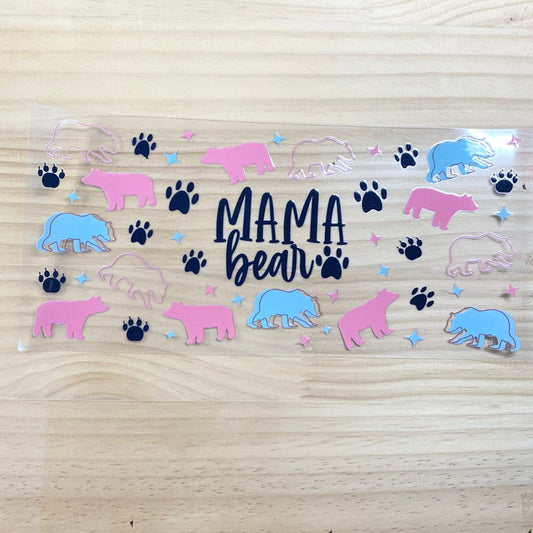 16oz UVDTF Cup Wraps, Mom & Mama & Mother
