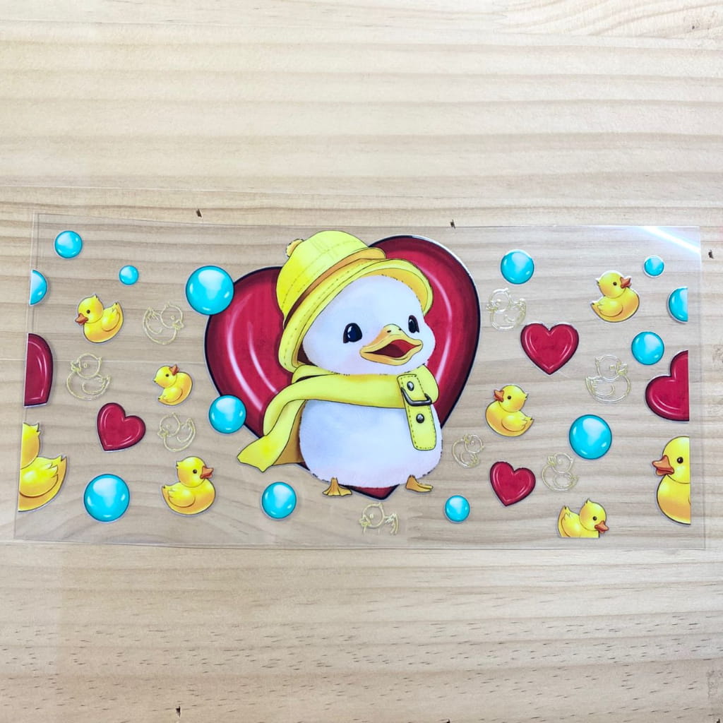 16oz UVDTF Cup Wraps, Animal,Ducks