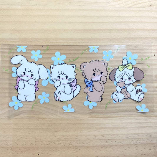 16oz UVDTF Cup Wraps, Cartoon , Mikko