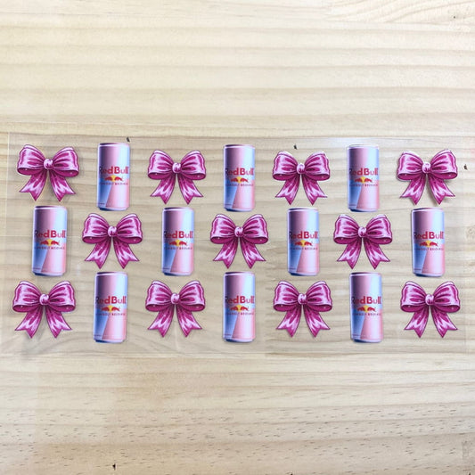 16oz UVDTF Cup Wraps,Red Bull ,Drink