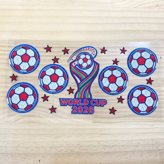 16oz UVDTF Cup Wraps,Soccer , World Cup of 2026