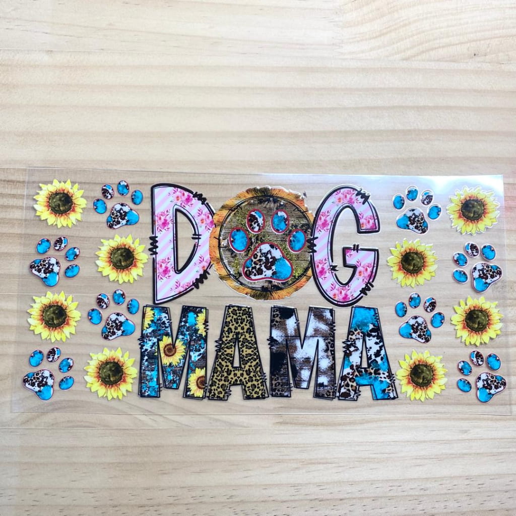 16oz UVDTF Cup Wraps,Dog Mama
