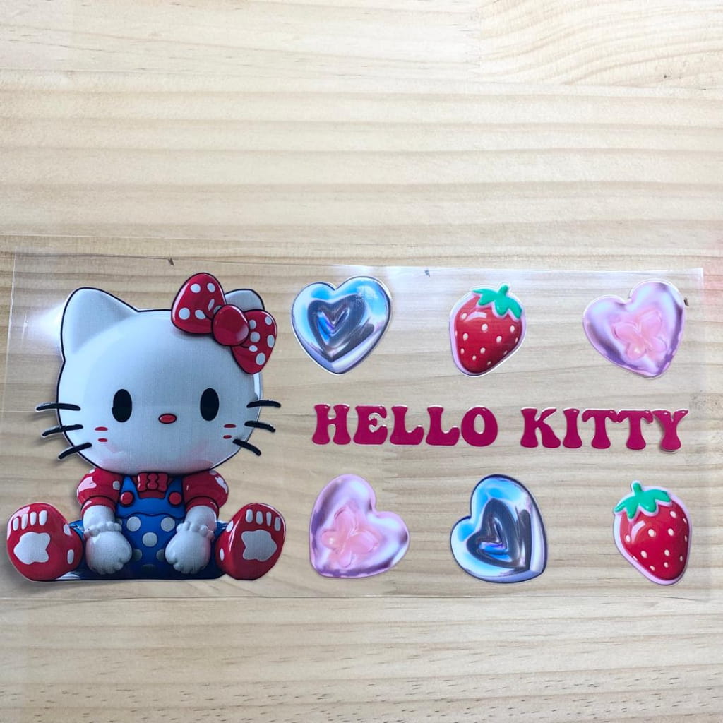 16oz UVDTF Cup Wraps,Sanrio ,Hello Kitty