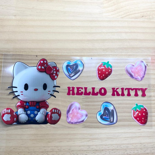 16oz UVDTF Cup Wraps,Sanrio ,Hello Kitty