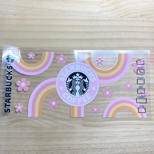 16oz UVDTF Cup Wraps, Starbucks