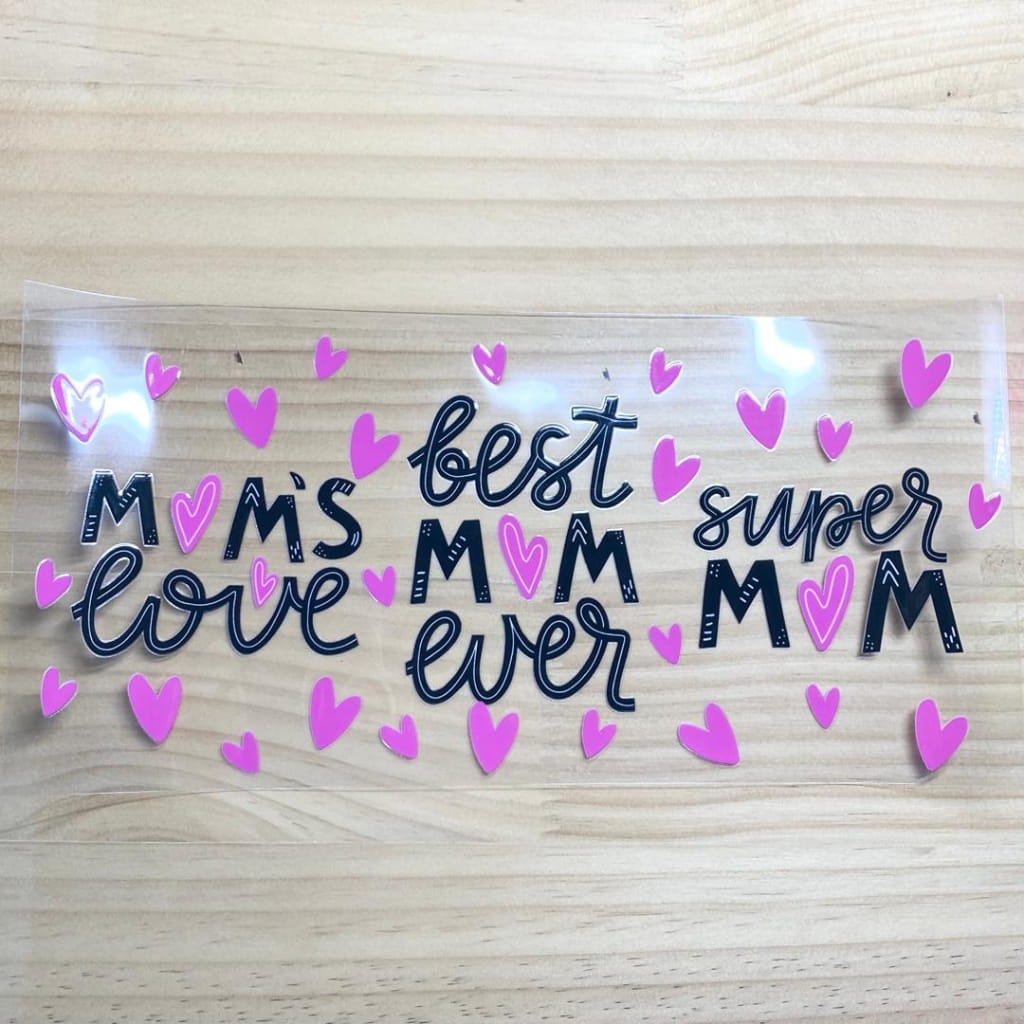 16oz UVDTF Cup Wraps,Best Mom & Mother & Mama
