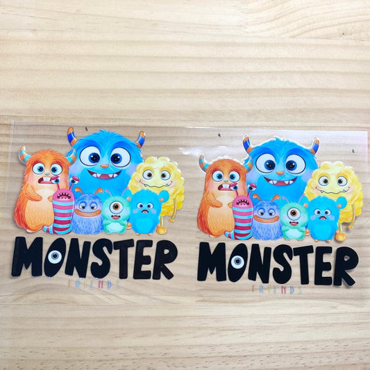 16oz UVDTF Cup Wraps,Cartoon ,Monster