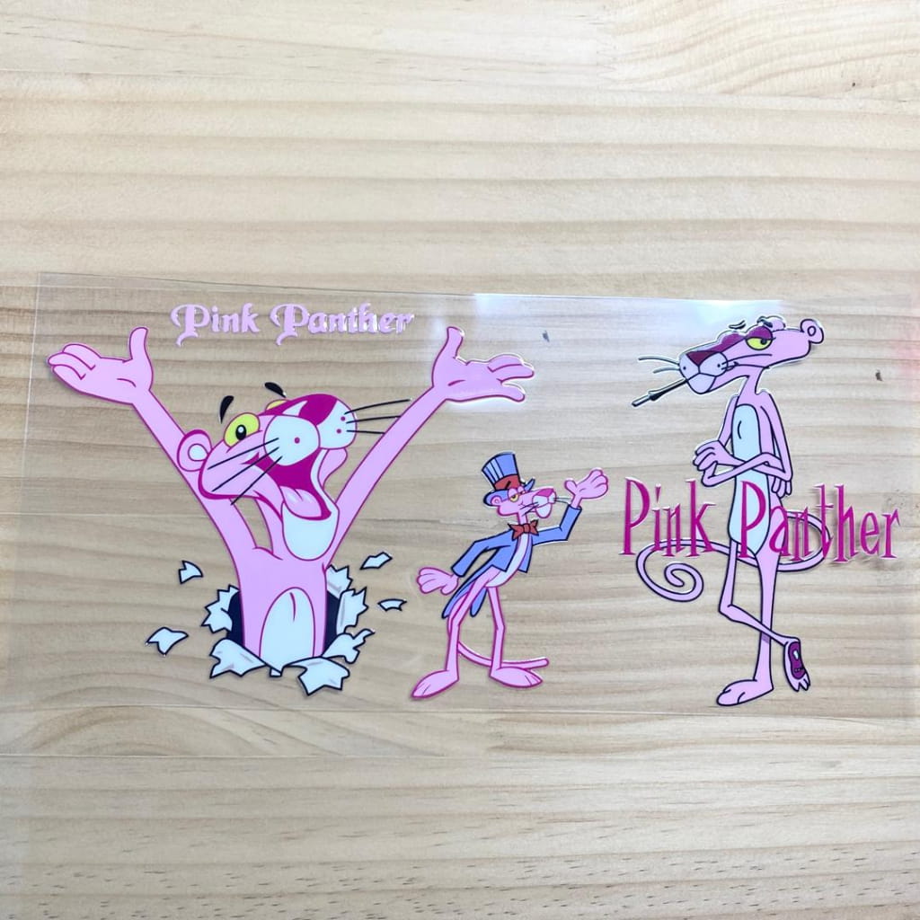 16oz UVDTF Cup Wraps,Cartoon ,The Pink Panther