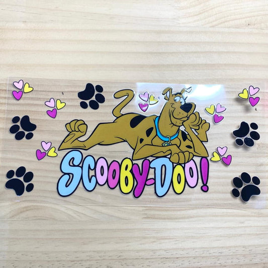 16oz UVDTF Cup Wraps,Cartoon ,Scooby Doo