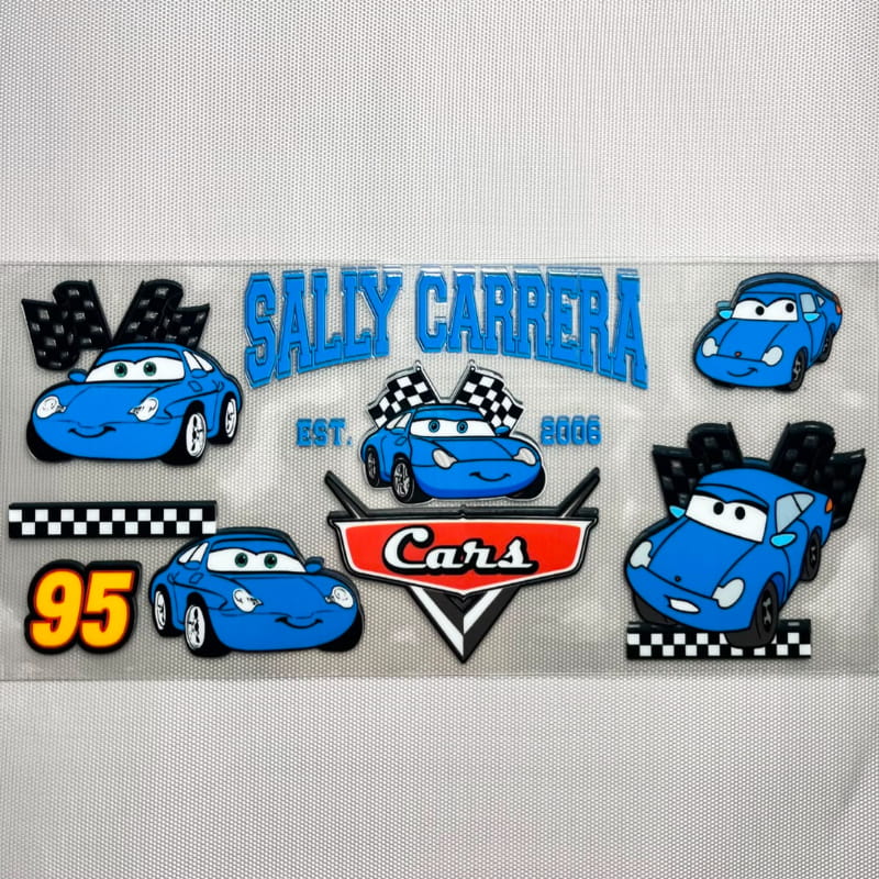 16oz UVDTF Cup Wraps, Cars, Cartoon