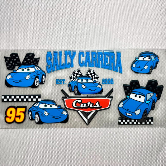 16oz UVDTF Cup Wraps, Cars, Cartoon