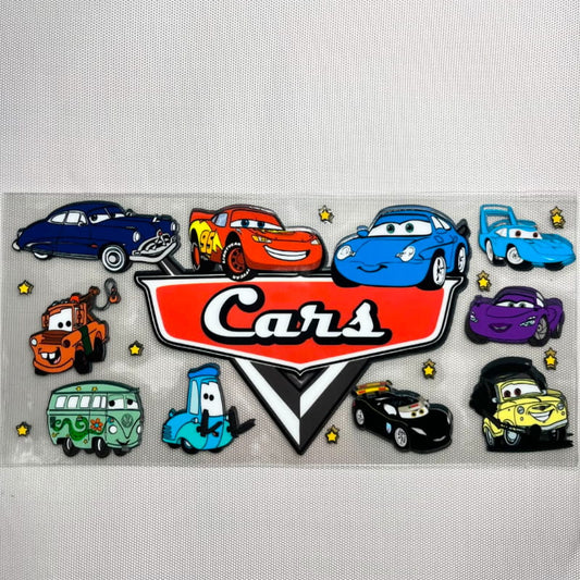 16oz UVDTF Cup Wraps, Cars, Cartoon