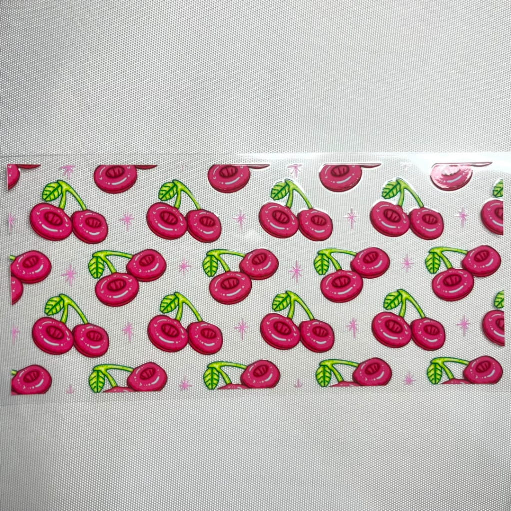 16oz UVDTF Cup Wraps ,Cherry