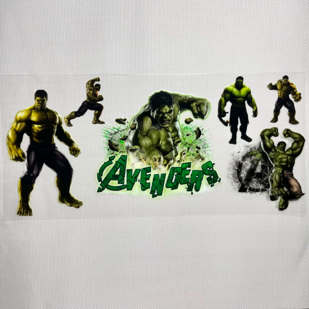 16oz UVDTF Cup Wraps,Cartoon , The Hulk & Hero