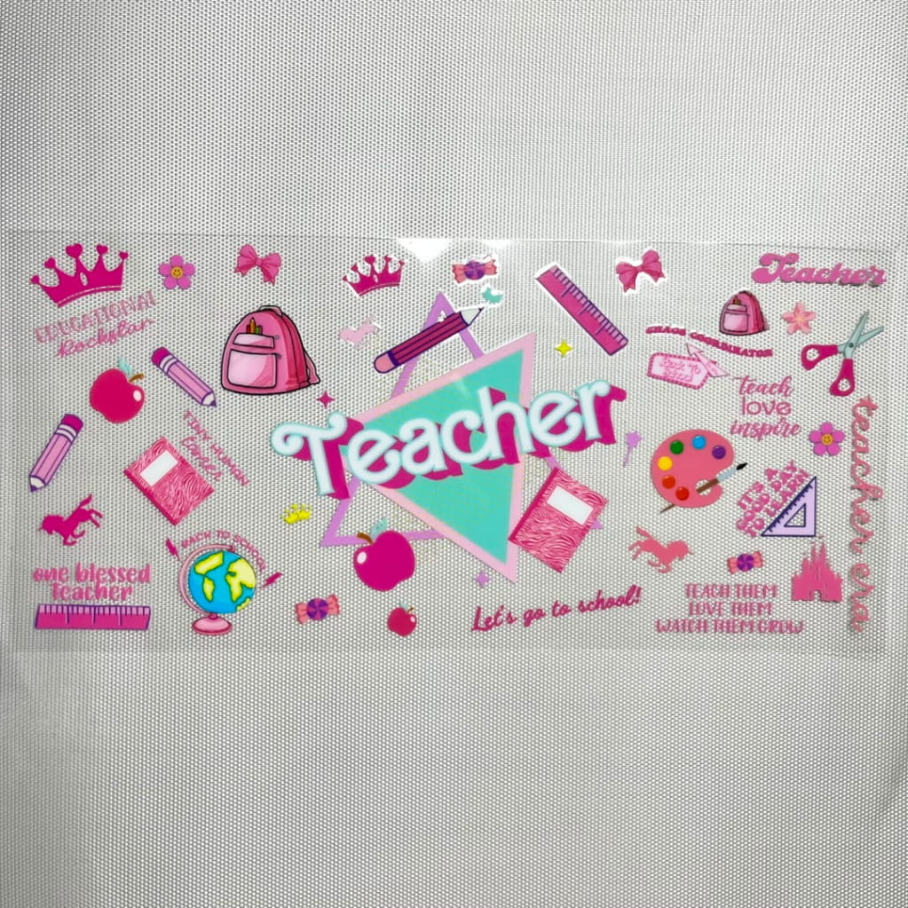 16oz UVDTF Cup Wraps, Teacher