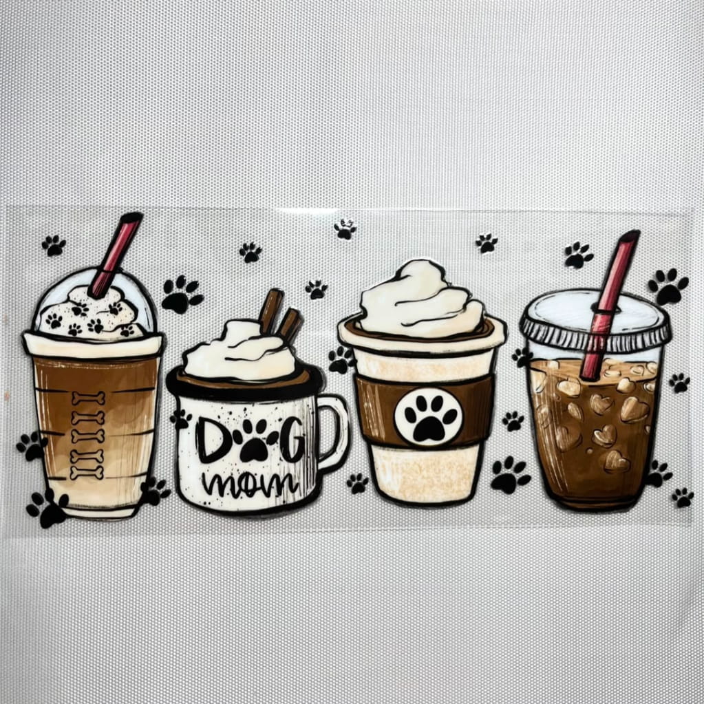 16oz UVDTF Cup Wraps,Cafecite & Coffee