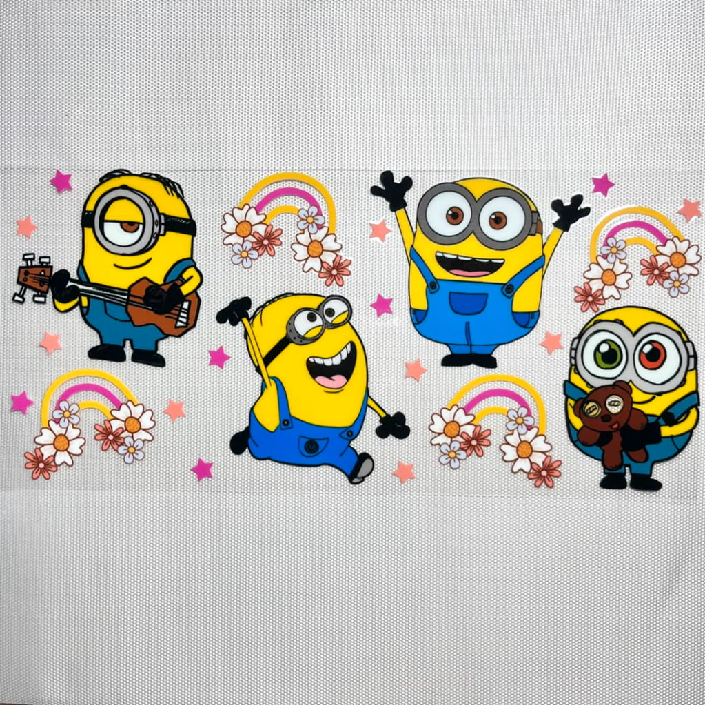 16oz UVDTF Cup Wraps,Cartoon ,Minions