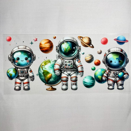 16oz UVDTF Cup Wraps,Cartoon ,Earth