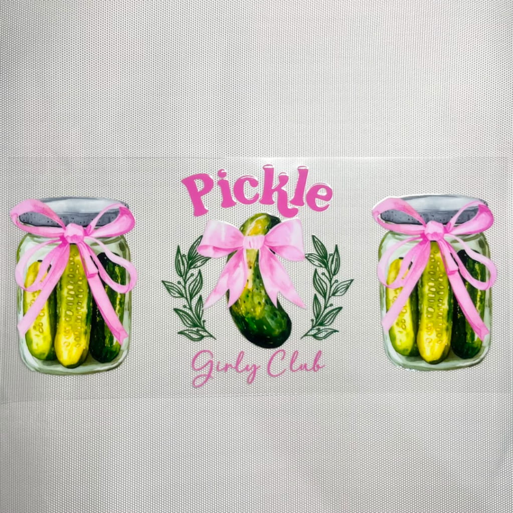 16oz UVDTF Cup Wraps, Food ,Pickles