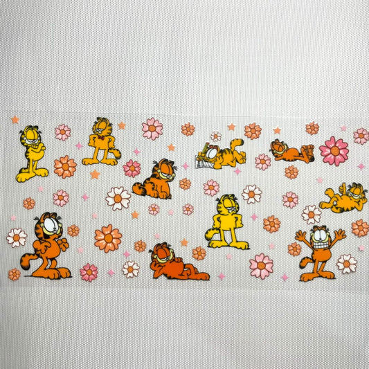 16oz UVDTF Cup Wraps ,Cartoon,Garfield