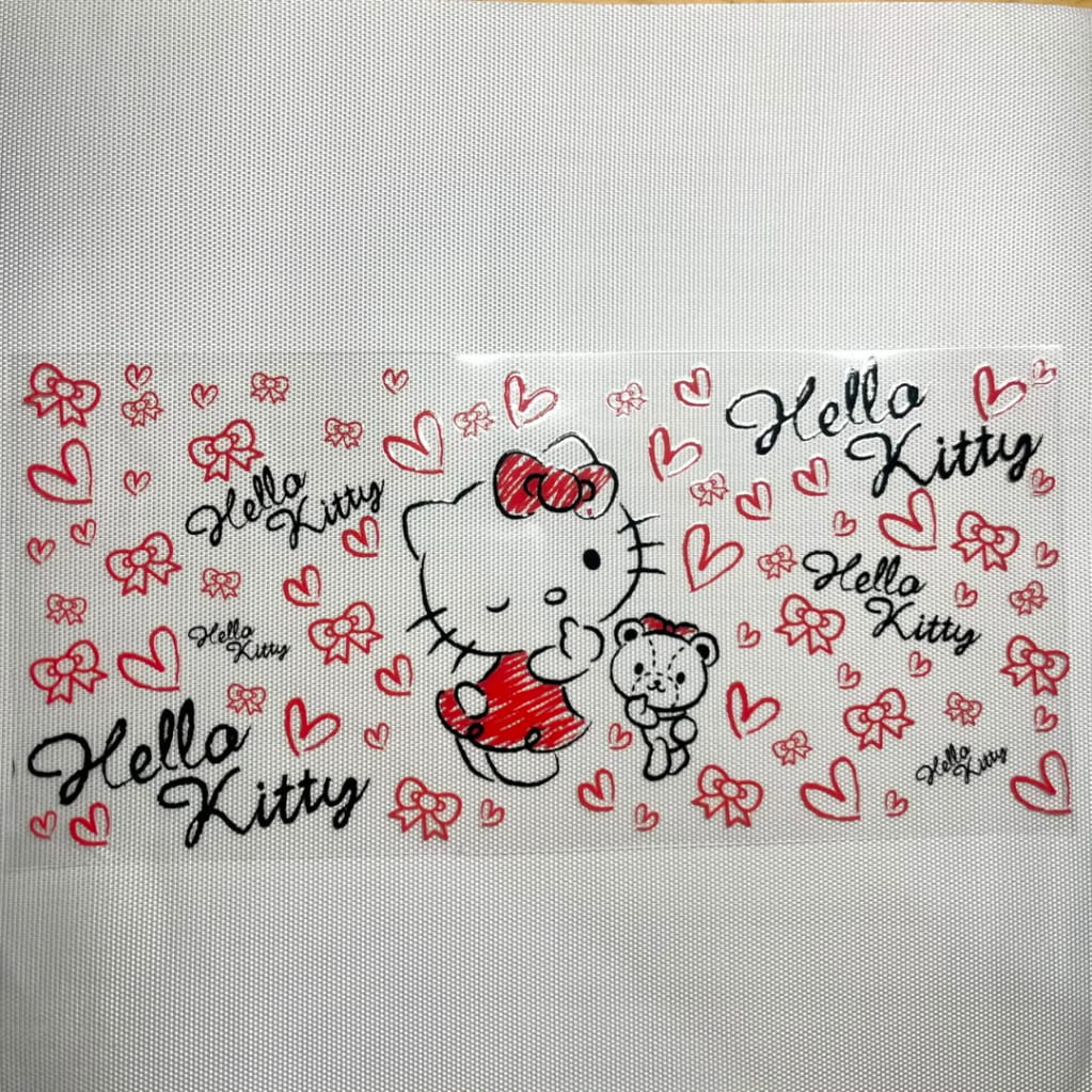 16oz UVDTF Cup Wraps, Cartoon ,Hello Kitty