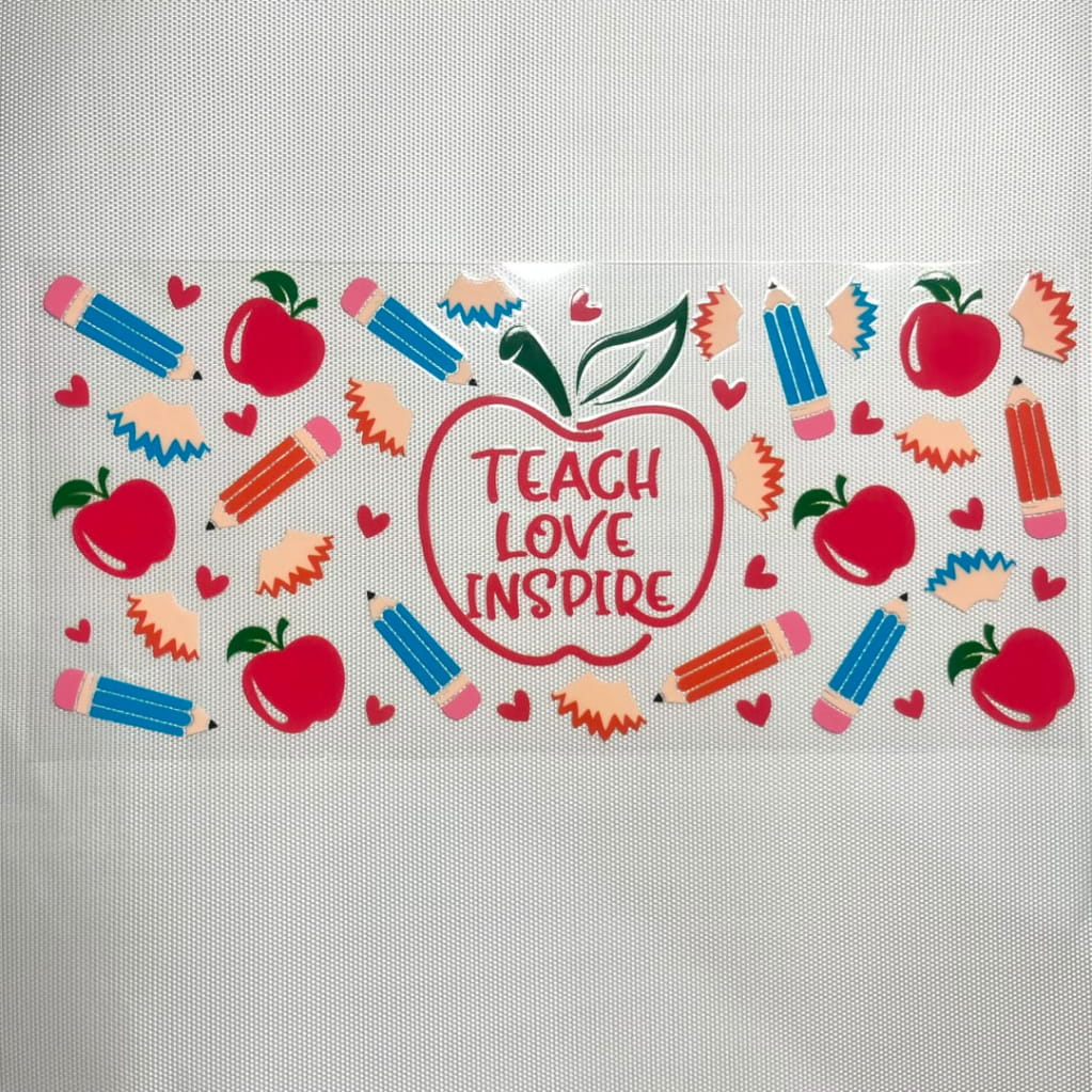 16oz UVDTF Cup Wraps, Teacher