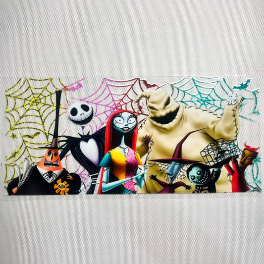 16oz UVDTF Cup Wraps, Horroible, Jack And Sally
