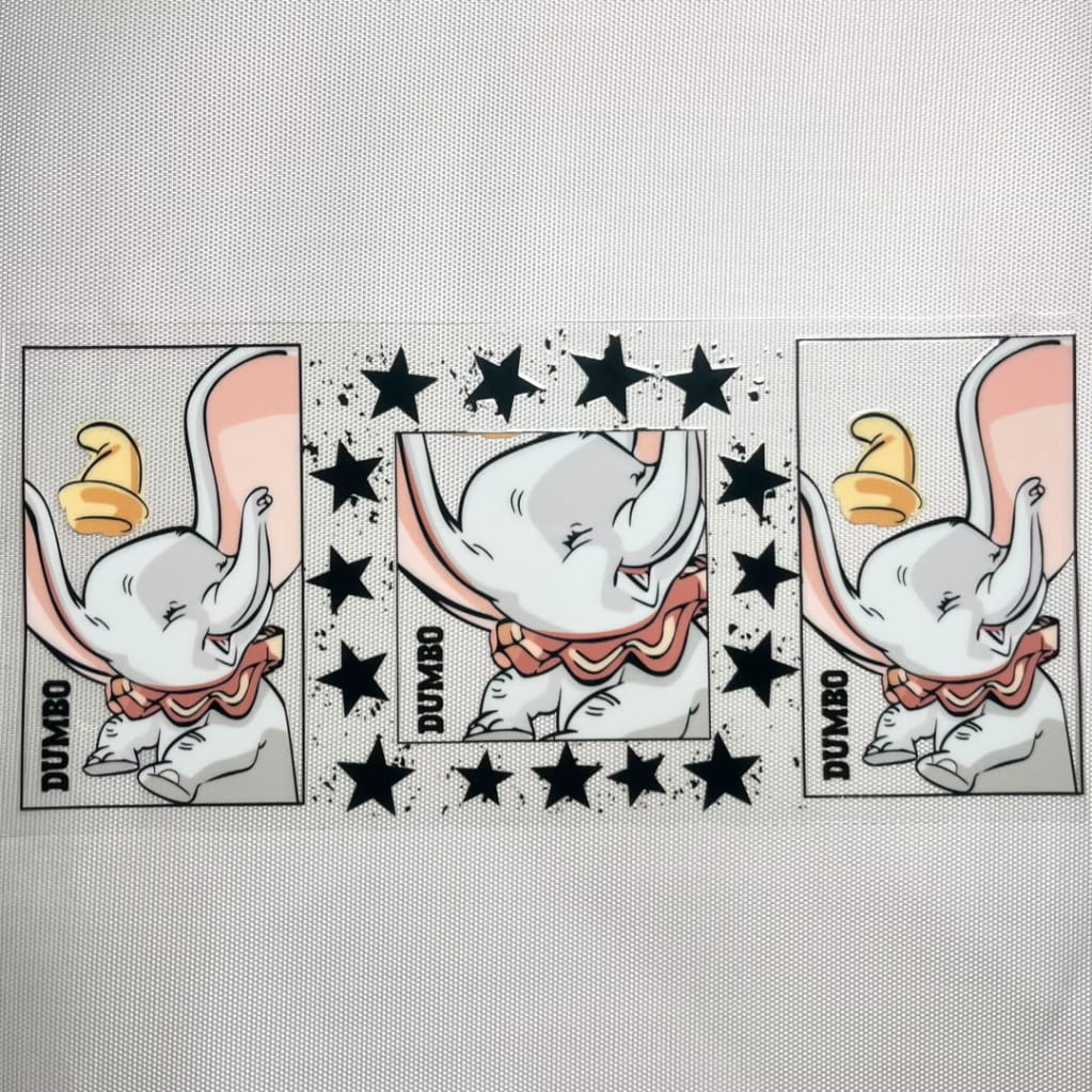 16oz UVDTF Cup Wraps,Cartoon ,Dumbo