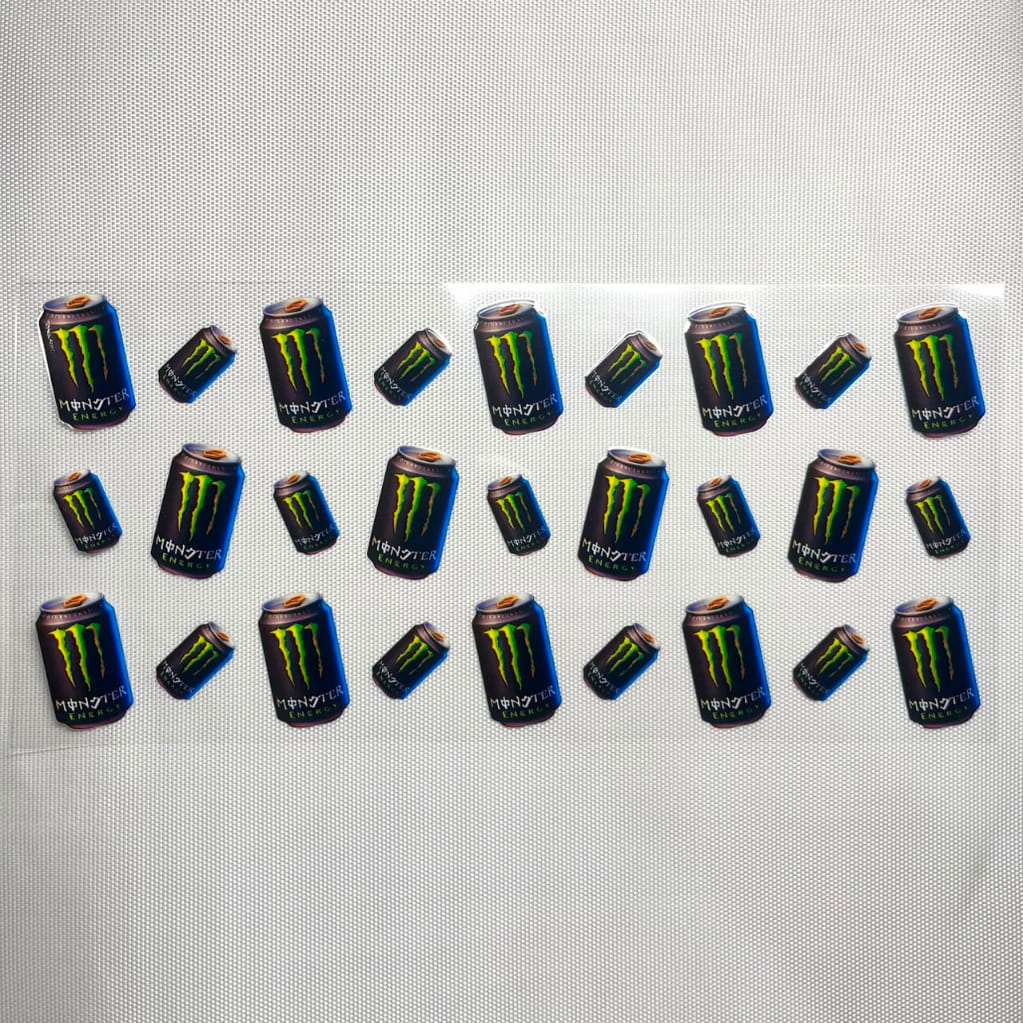 16oz UVDTF Cup Wraps,Monster Drink