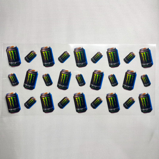 16oz UVDTF Cup Wraps,Monster Drink