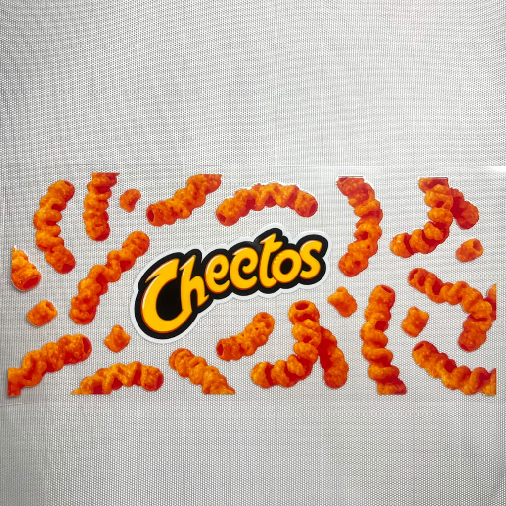 16oz UVDTF Cup Wraps, Food, Cheetos