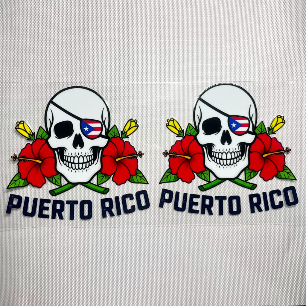 16oz UVDTF Cup Wraps, Puerto Rico & PR Country