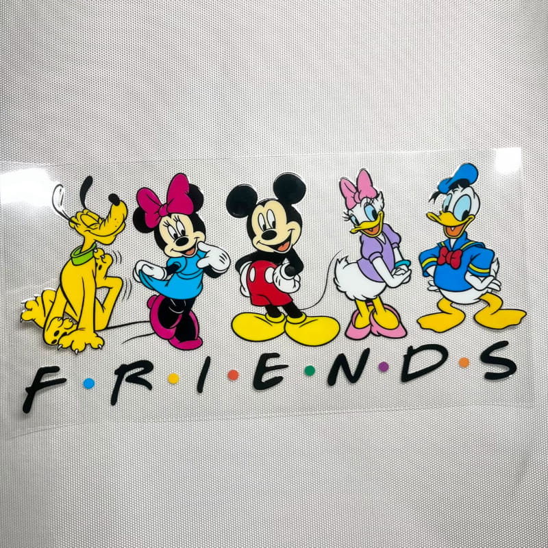 16oz UVDTF Cup Wraps ,Cartoon ,Mickey and Minnie