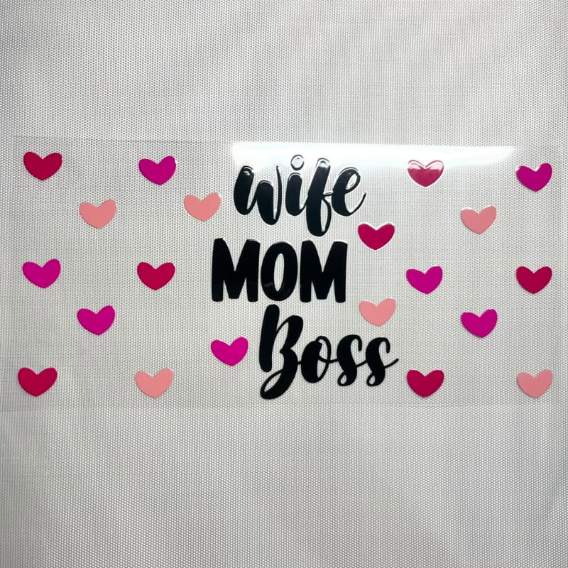 16oz UVDTF Cup Wraps, Mom & Mama & Mother