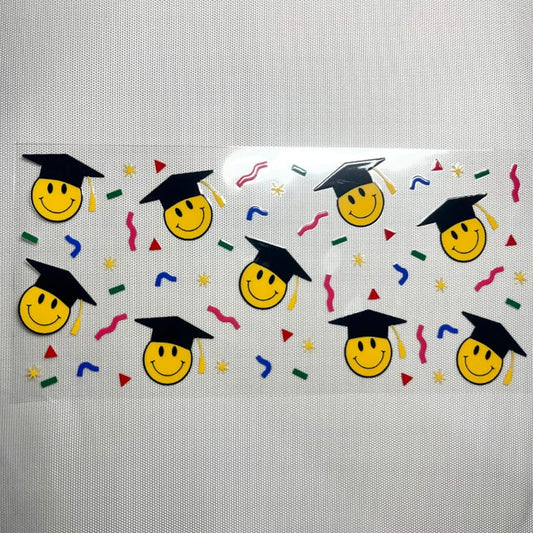 16oz UVDTF Cup Wraps , Smiley
