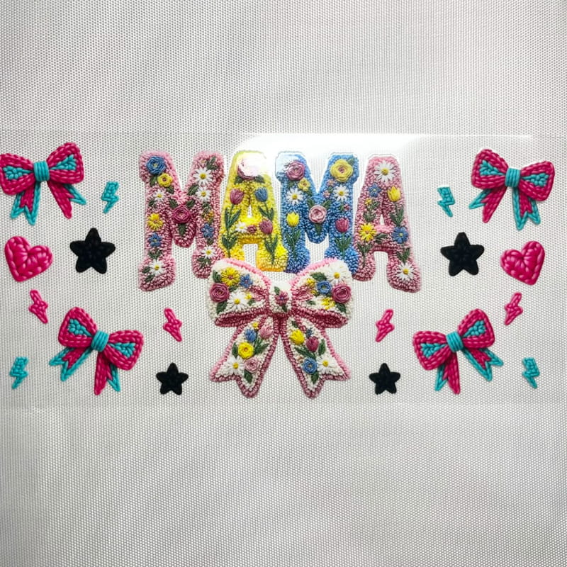 16oz UVDTF Cup Wraps, Mom & Mama & Mother
