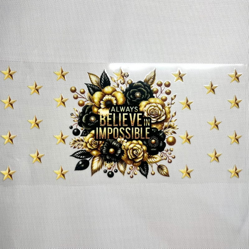 16oz UVDTF Cup Wraps, Positive Words