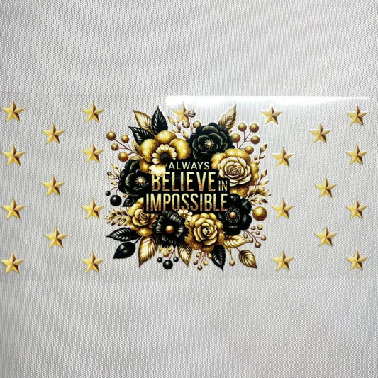16oz UVDTF Cup Wraps, Positive Words