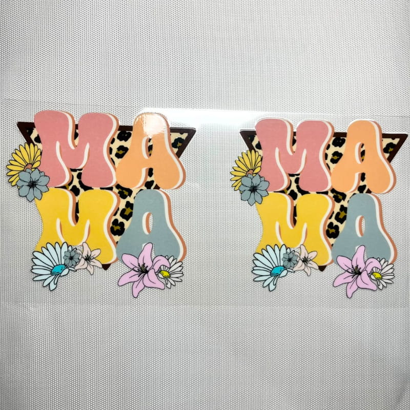 16oz UVDTF Cup Wraps, Mom & Mama & Mother